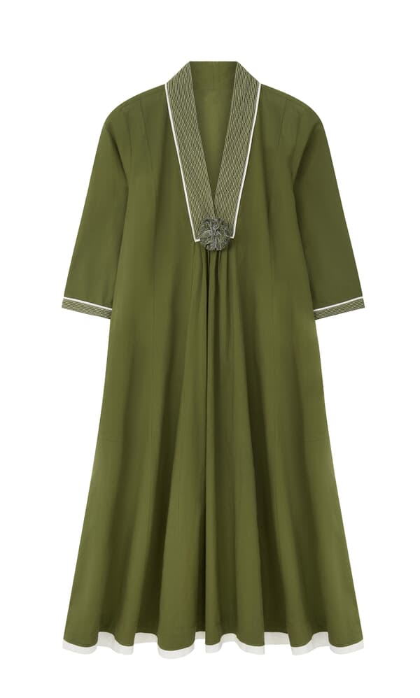 Olive grove dress