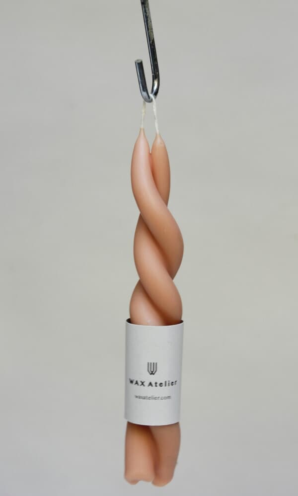 Blossom twisted candle