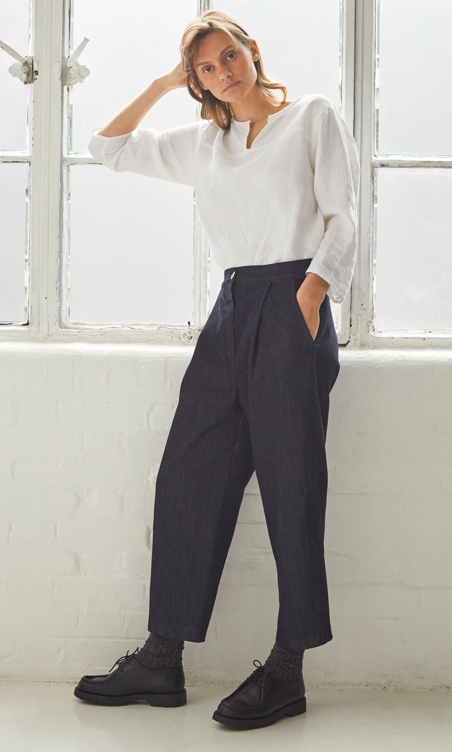 Ake curved pants
