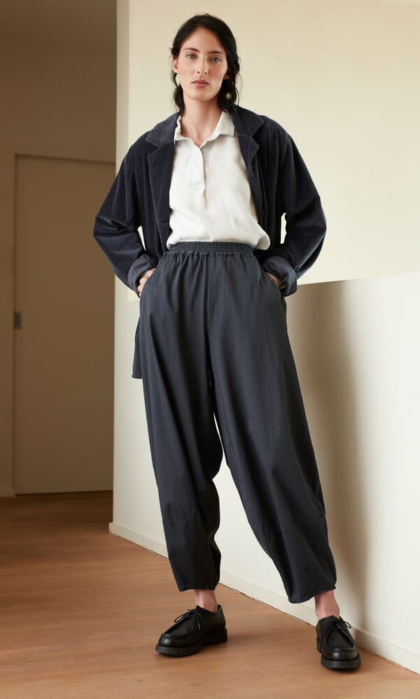 Grey loose pants