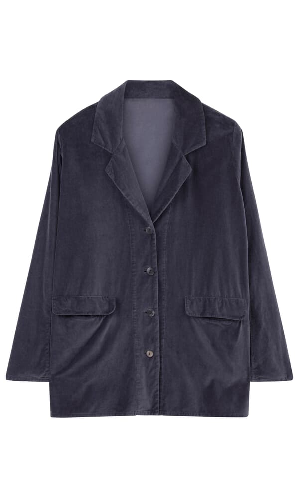 Dark velvet blazer