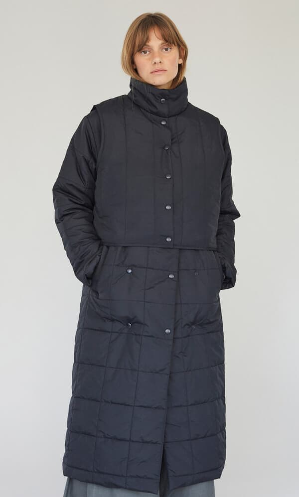 Odense puffer coat (with detachable gilet)