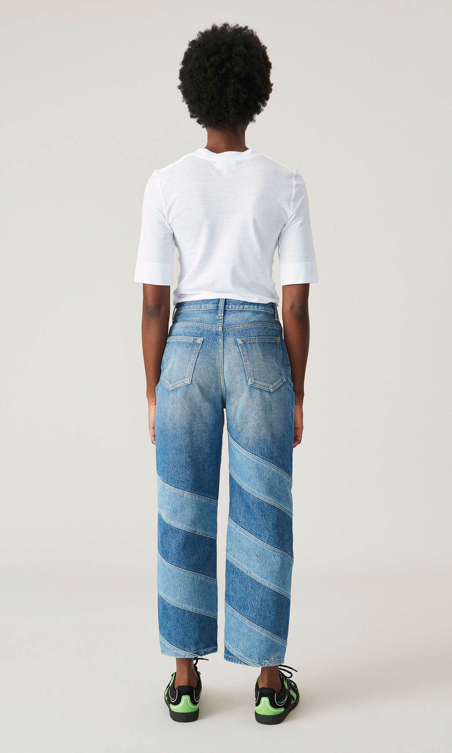 Misy cropped denims by Ganni