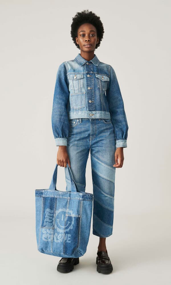 Misy cropped denims by Ganni