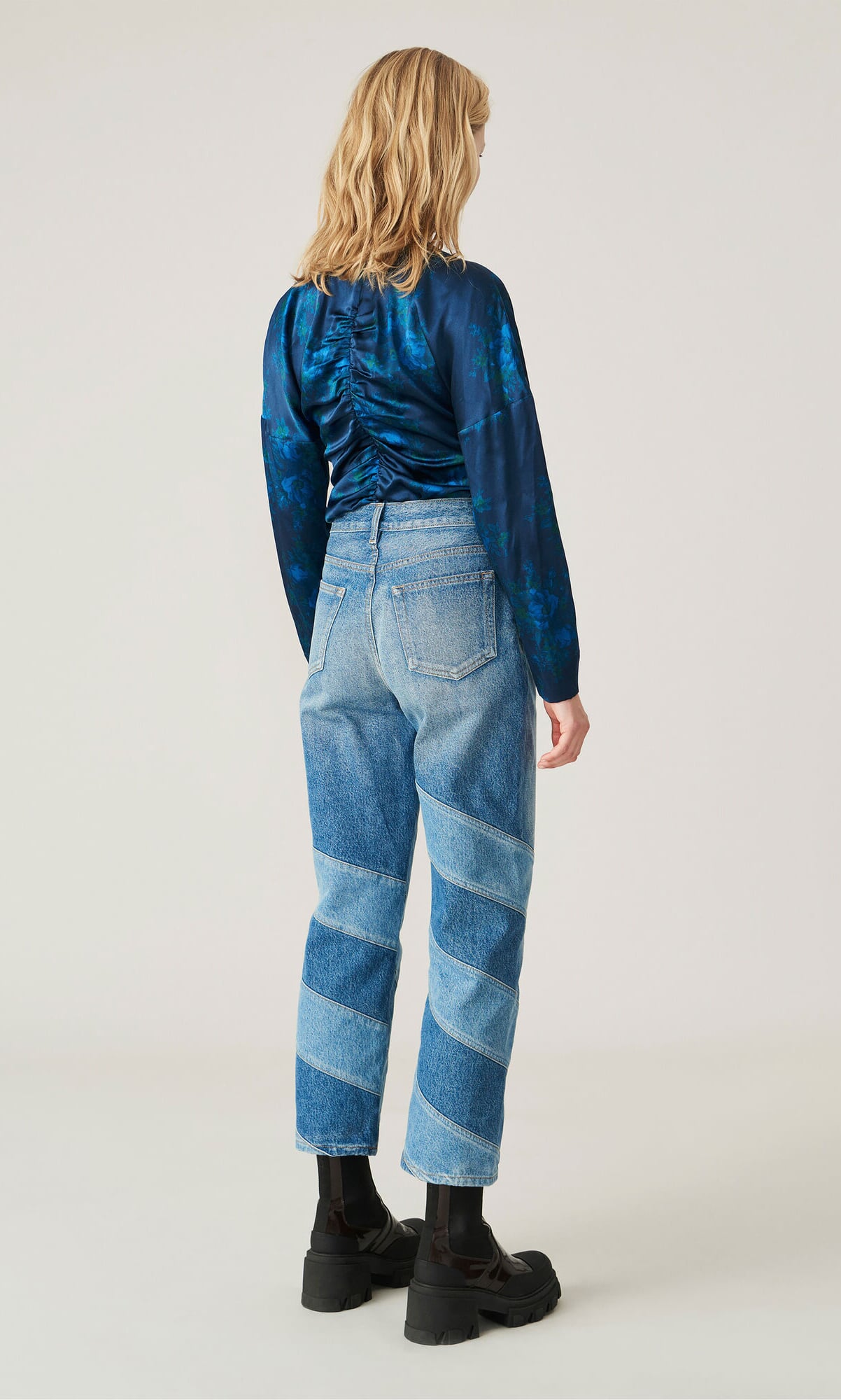 Misy cropped denims by Ganni