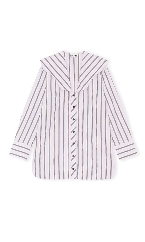 Misty lilac shirt by Ganni