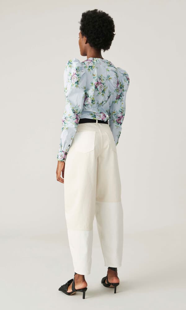 Stray vanilla ice jeans by Ganni