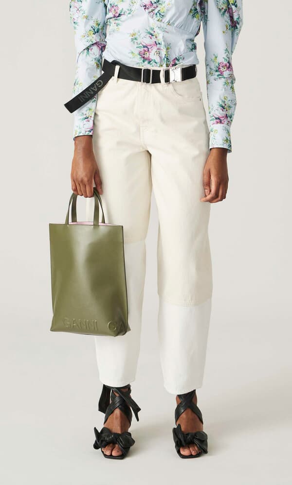 Stray vanilla ice jeans by Ganni
