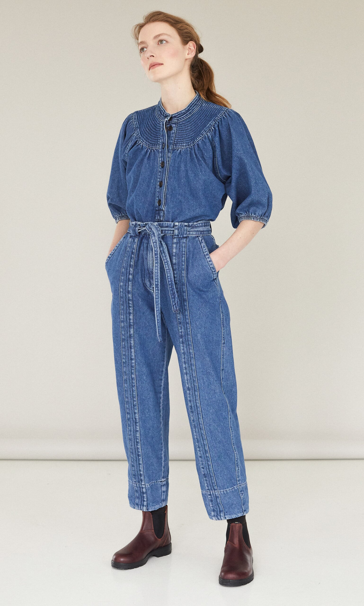Edwin blue denim jeans - Plümo Ltd