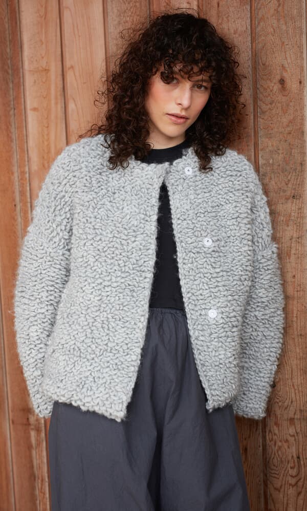 Wool loop jacket by Humanoid