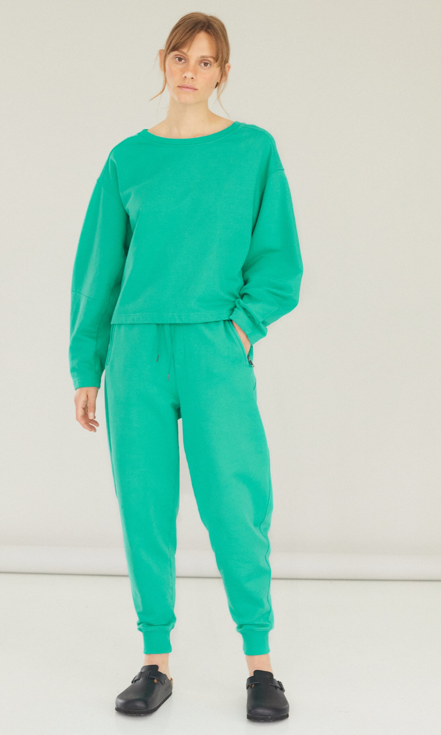 Jade green outlet sweater