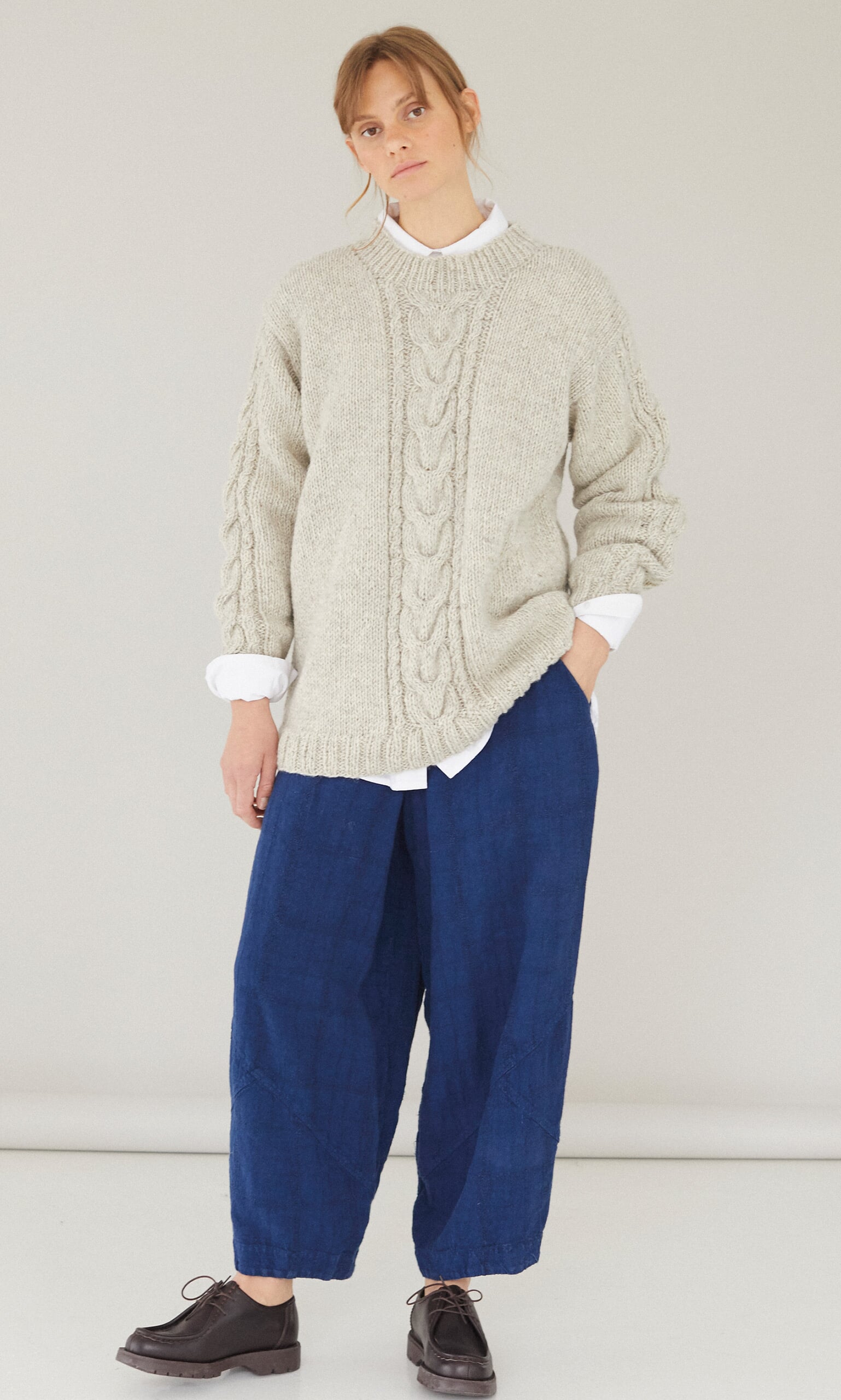 Oatmeal jumper