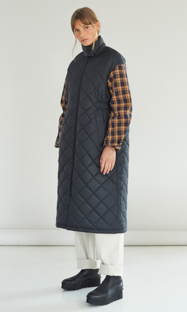 Wells quilted coat
