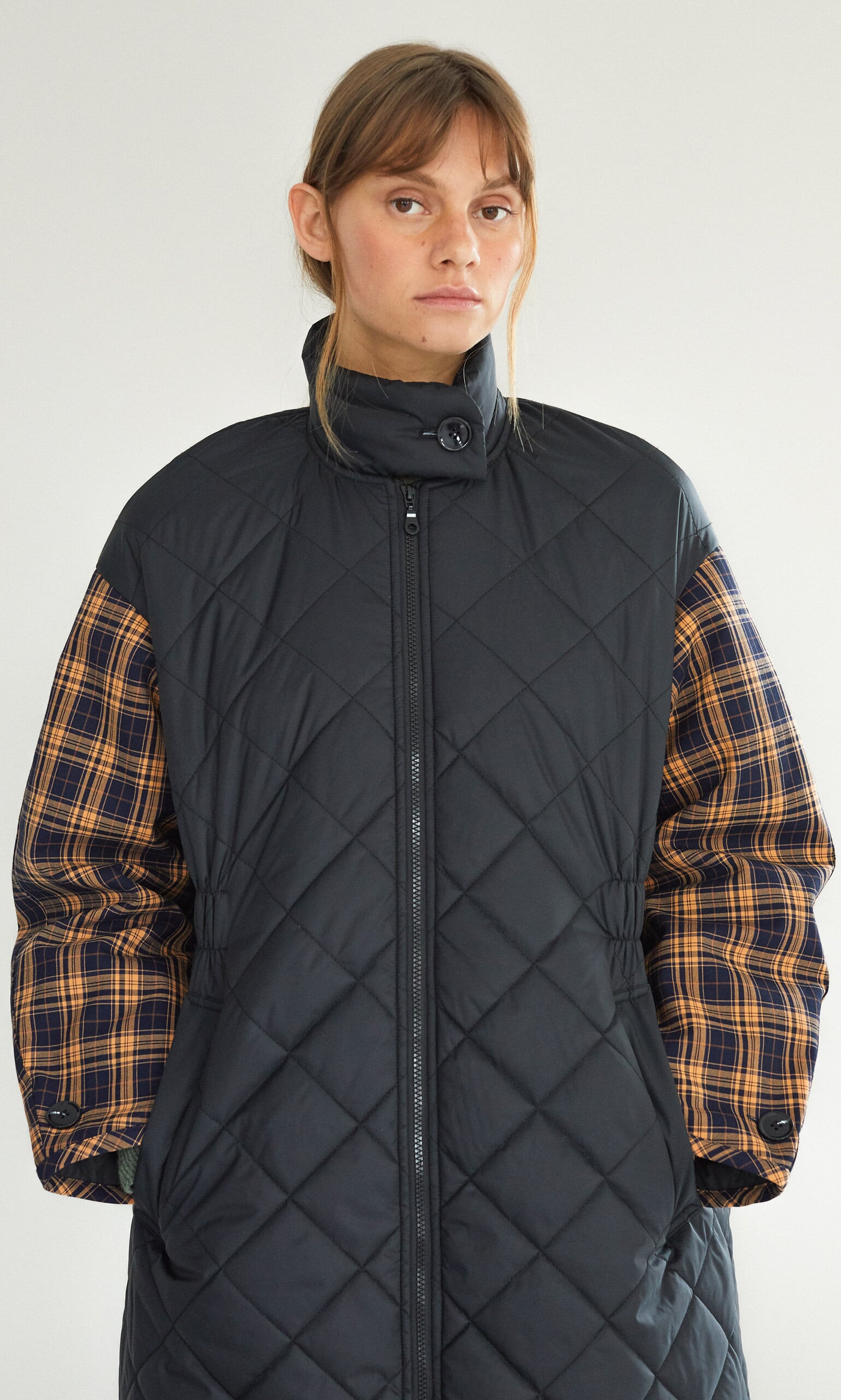 Wells quilted coat