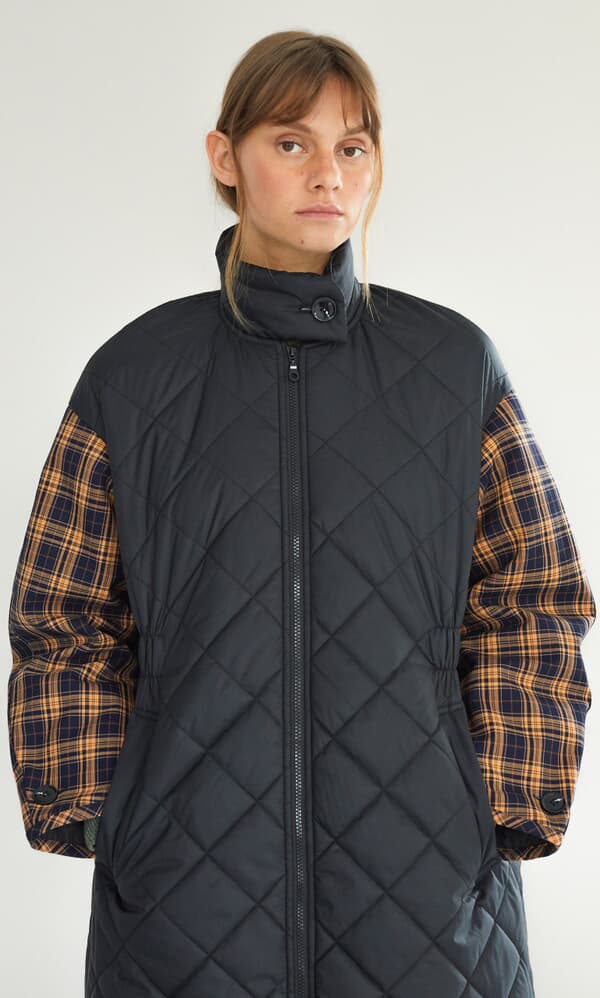 Wells quilted coat
