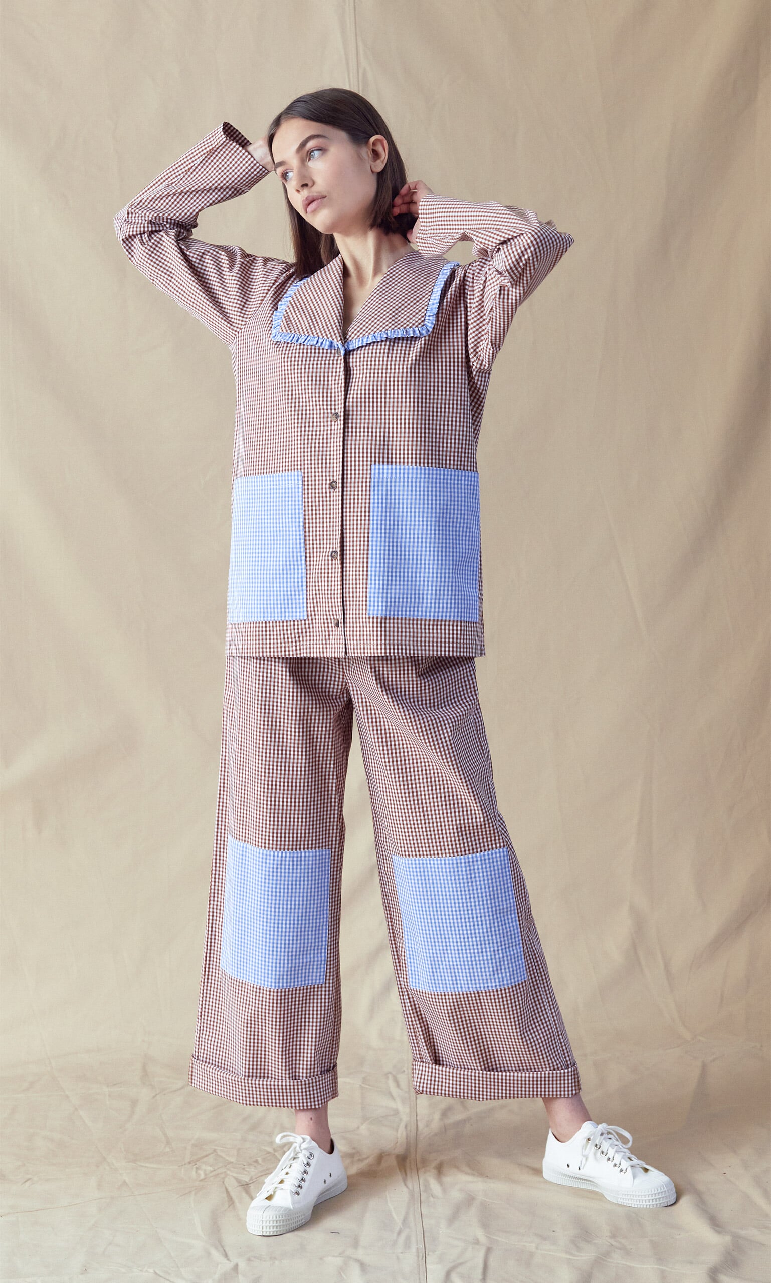 Corine patch pants