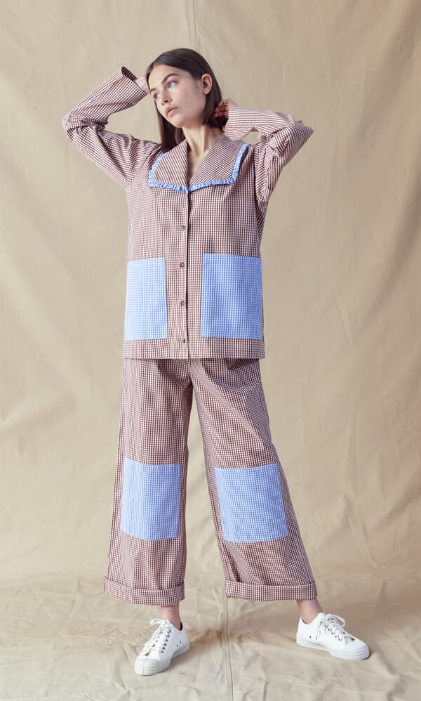 Corine patch pants