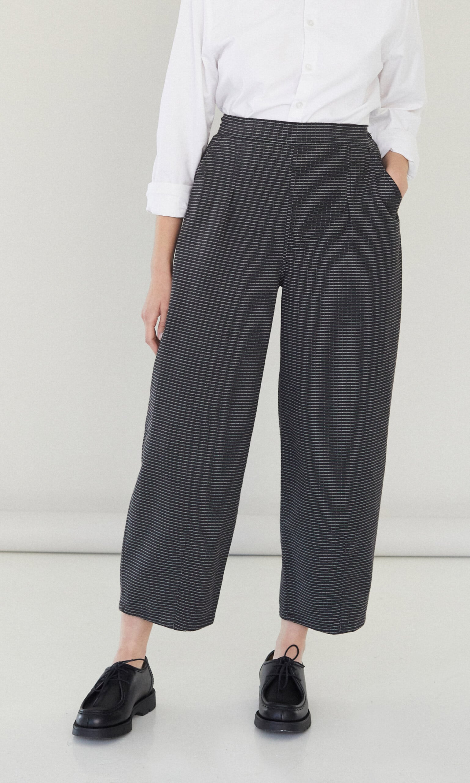 Black comb pants