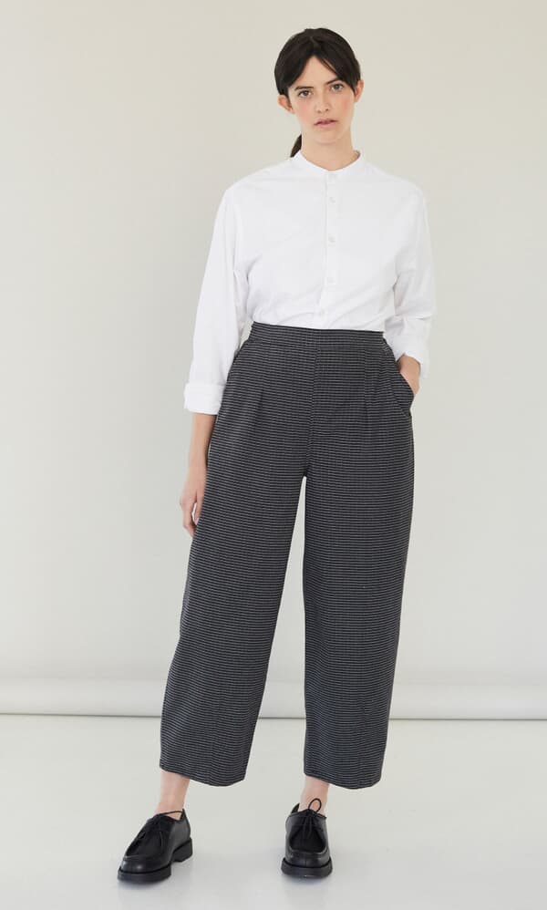 Black comb pants