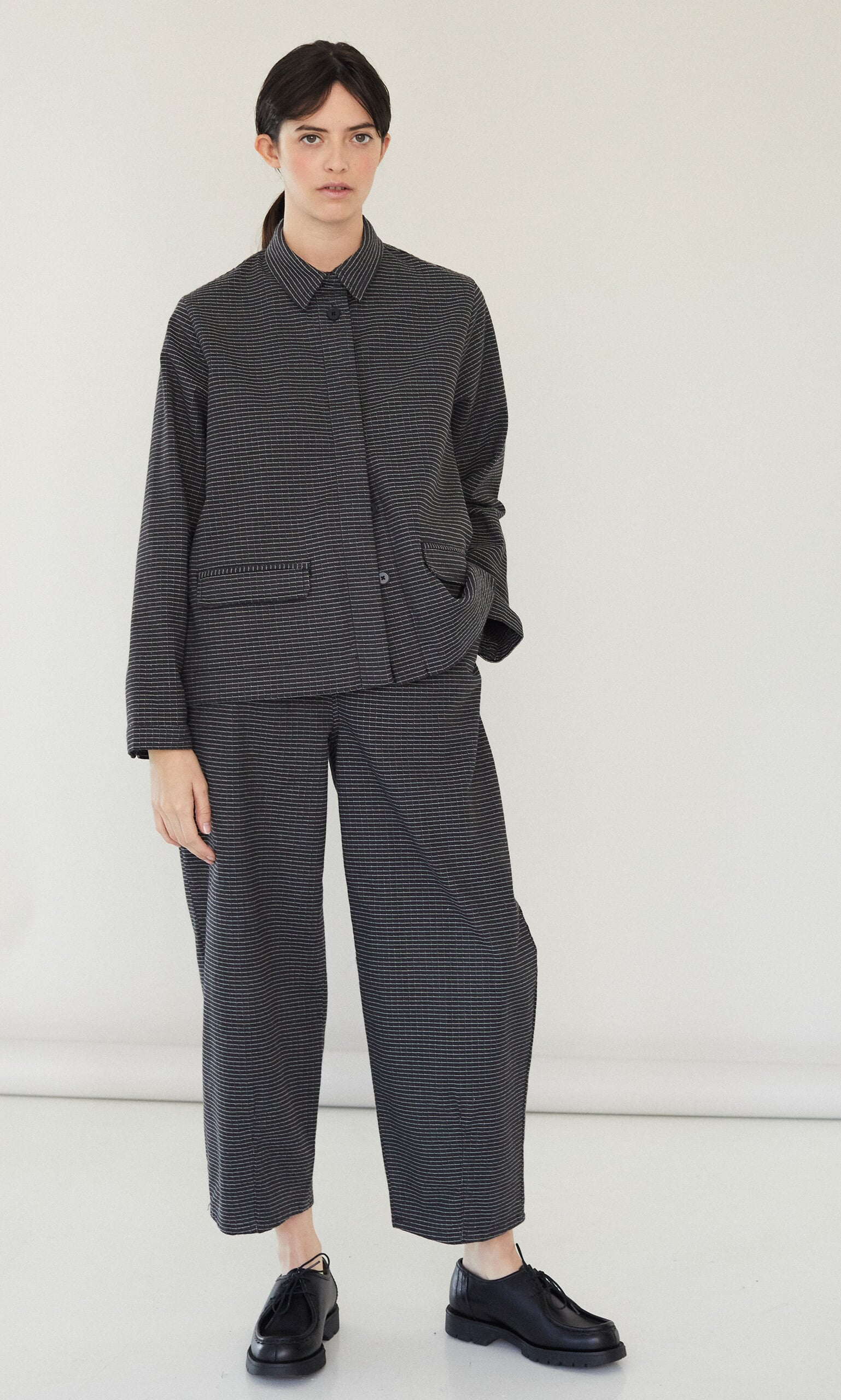 Black comb jacket