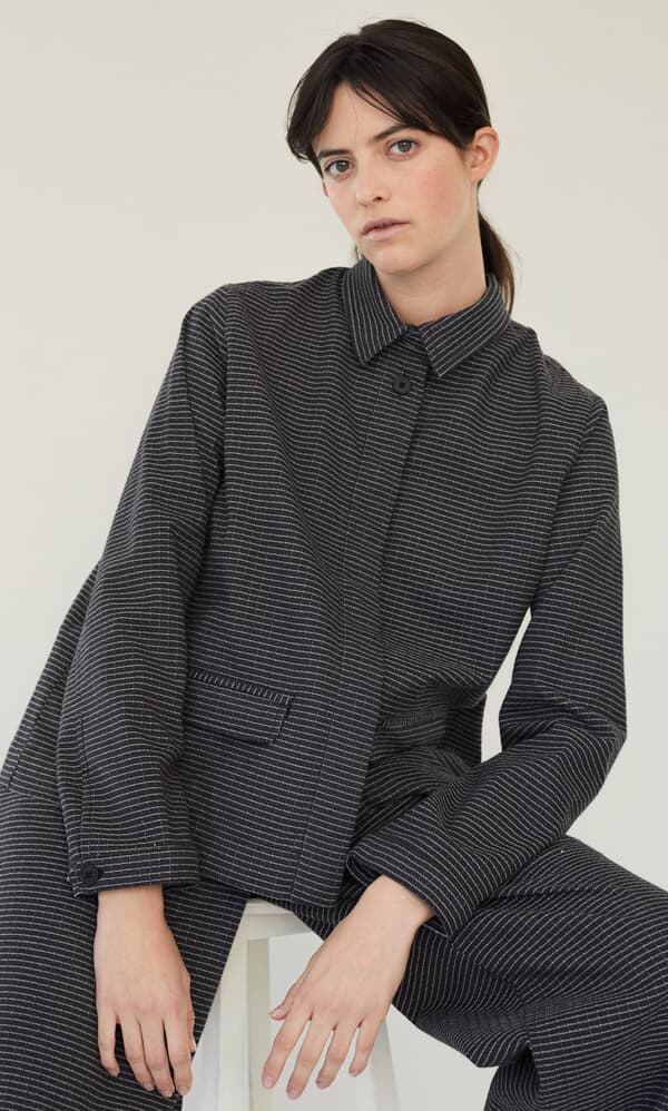 Black comb jacket
