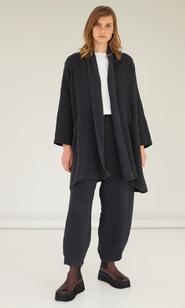 Anya crinkle kimono