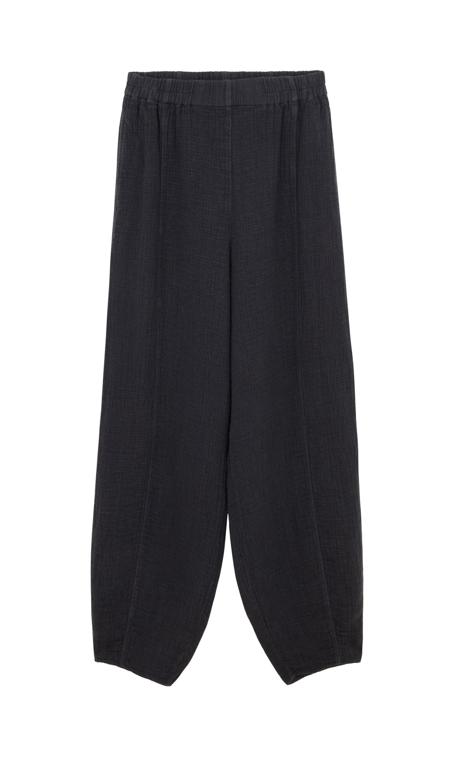 Gray crinkle trousers - Plümo Ltd