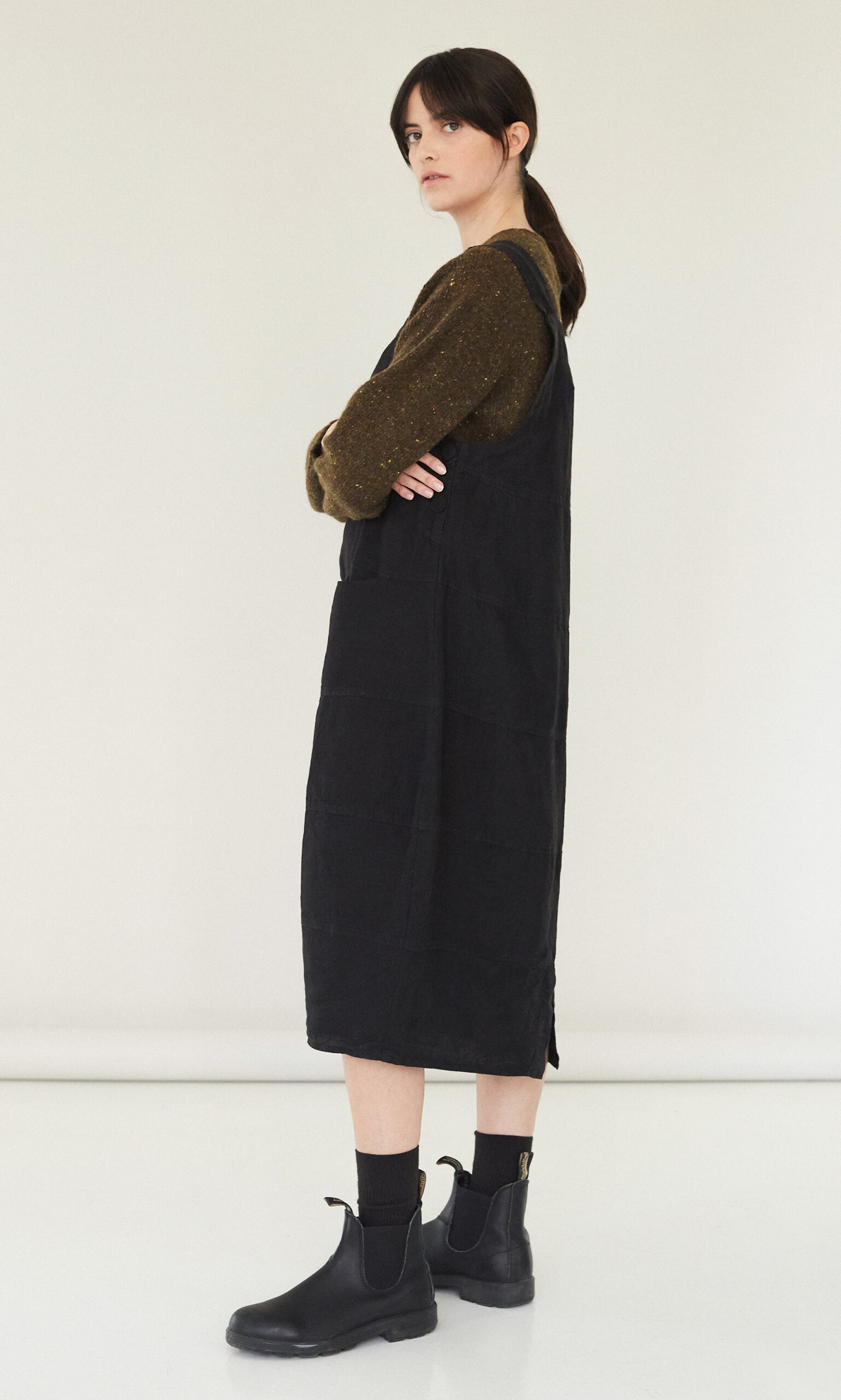 Cellist dungaree dress