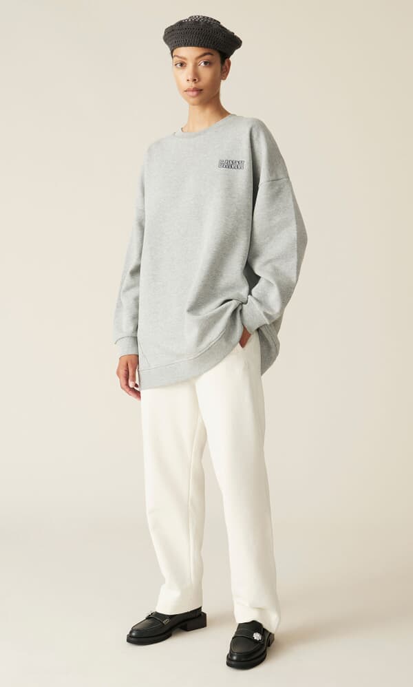 Grey Ganni sweater