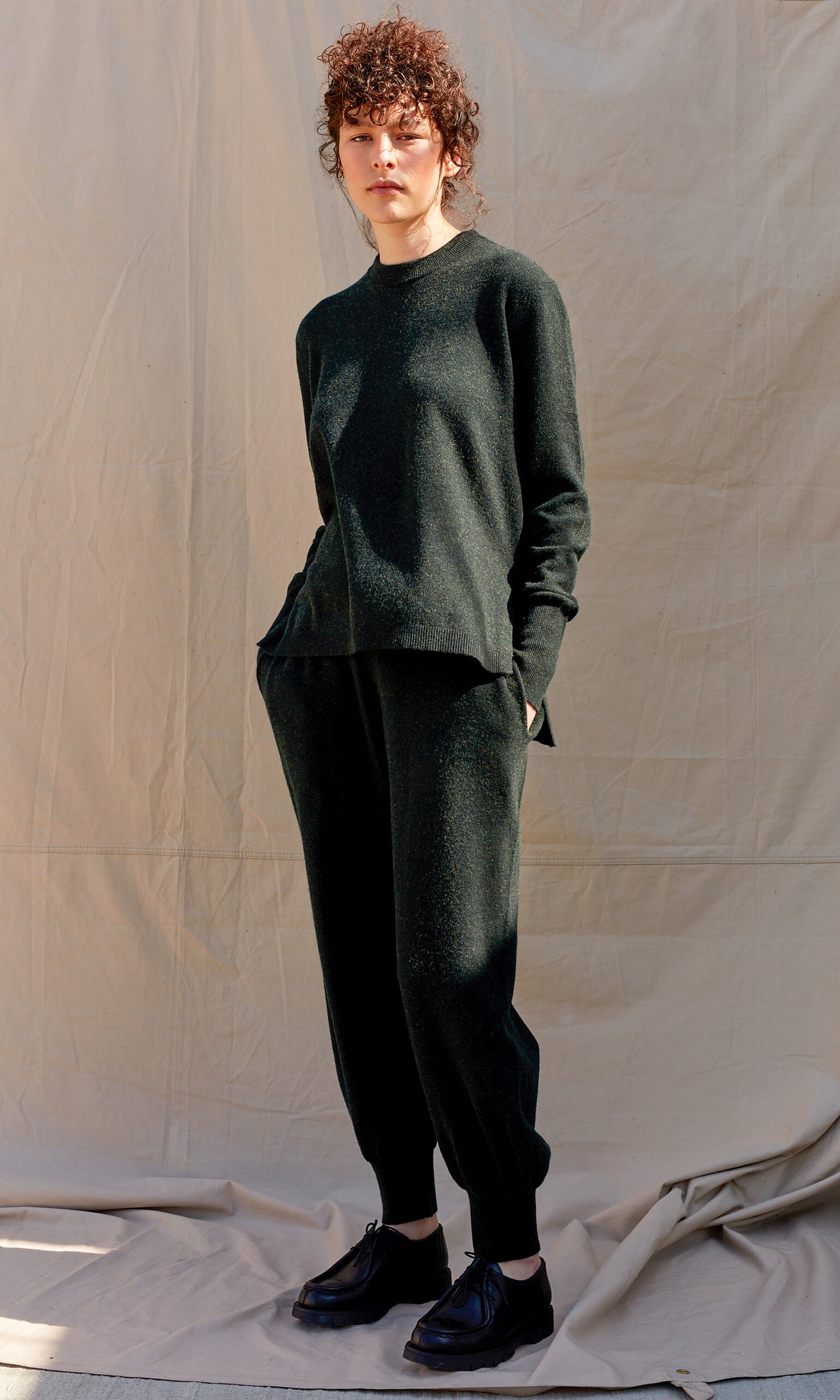 Black pine joggers
