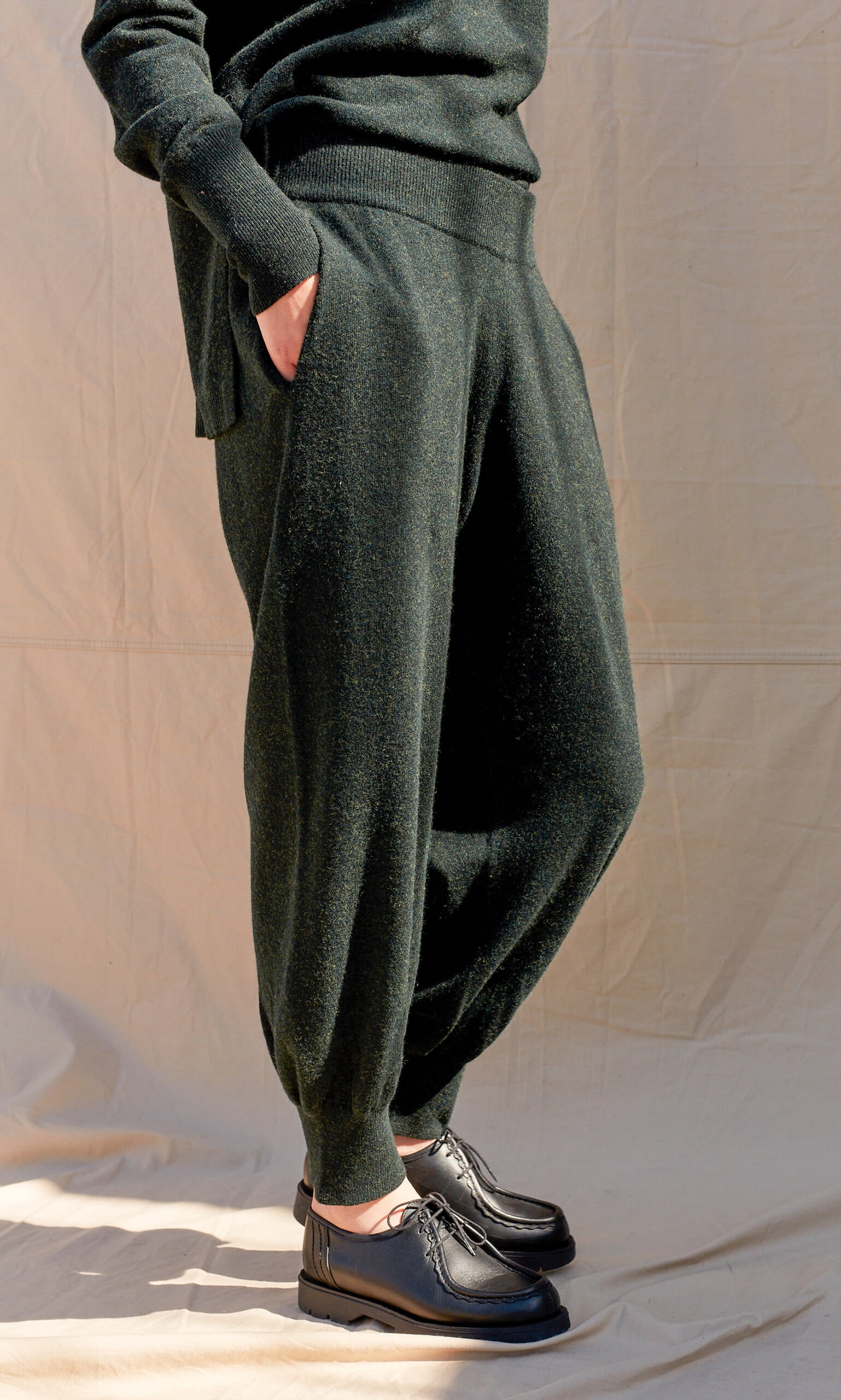 Black pine joggers