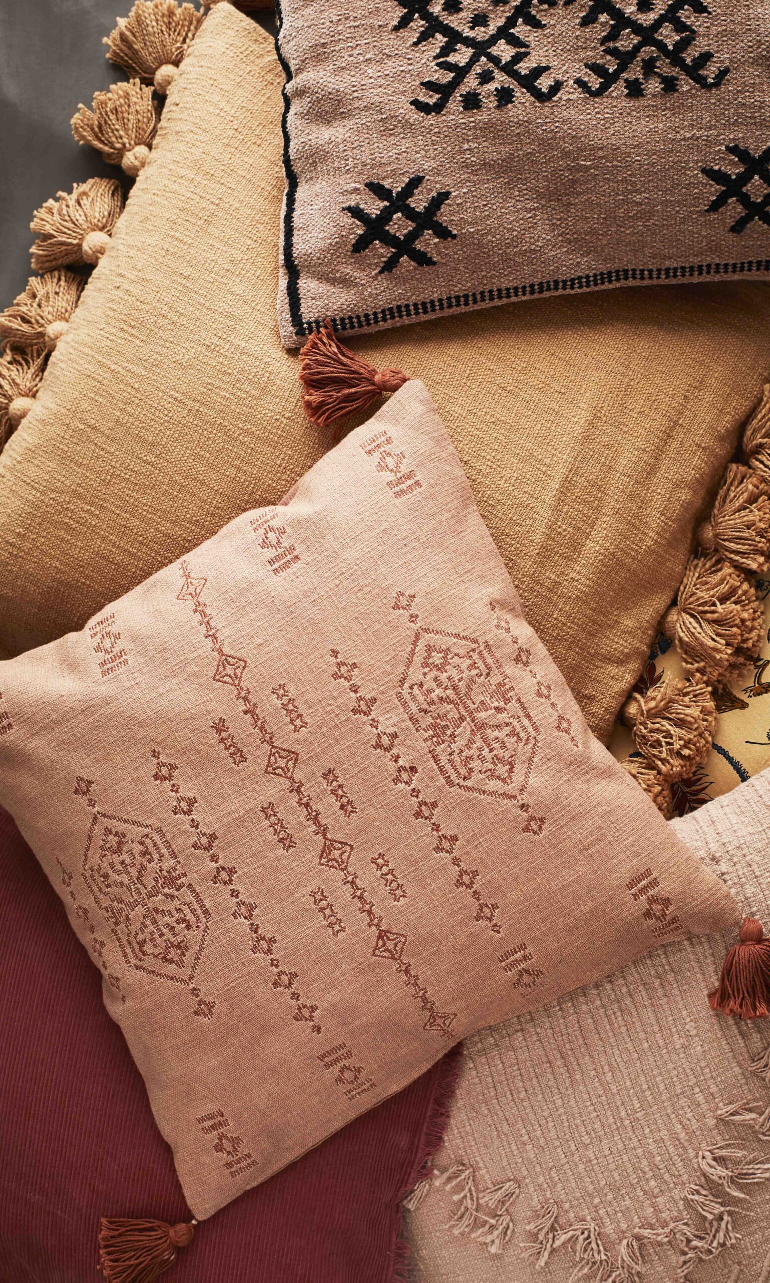 Apricot cushion cover