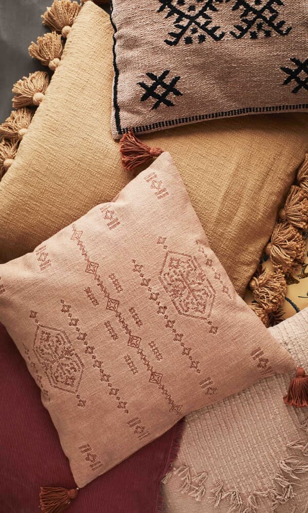 Apricot cushion cover
