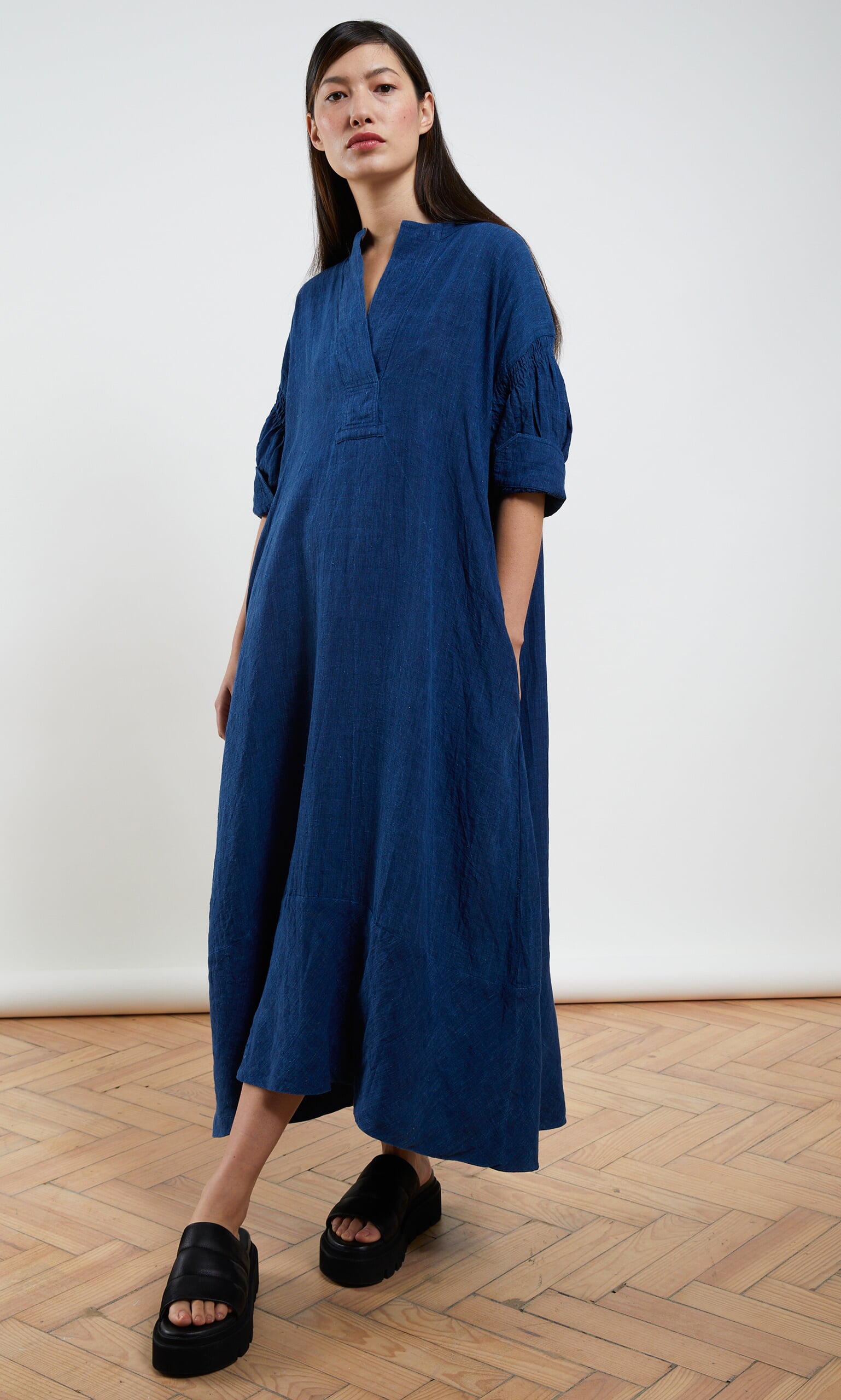 Danbury shirred dress