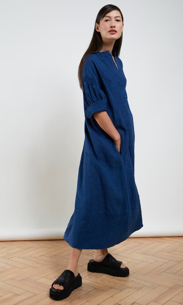 Danbury shirred dress