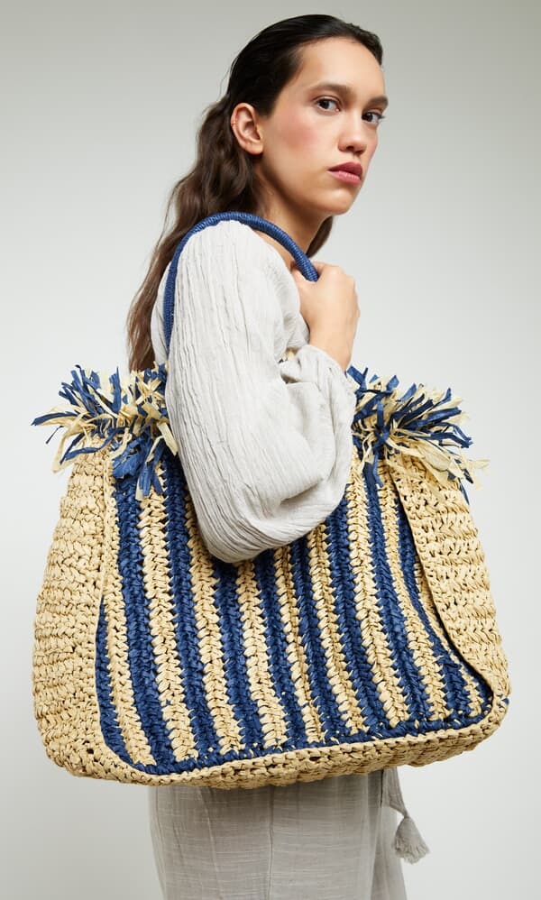 Falko Straw Shopper