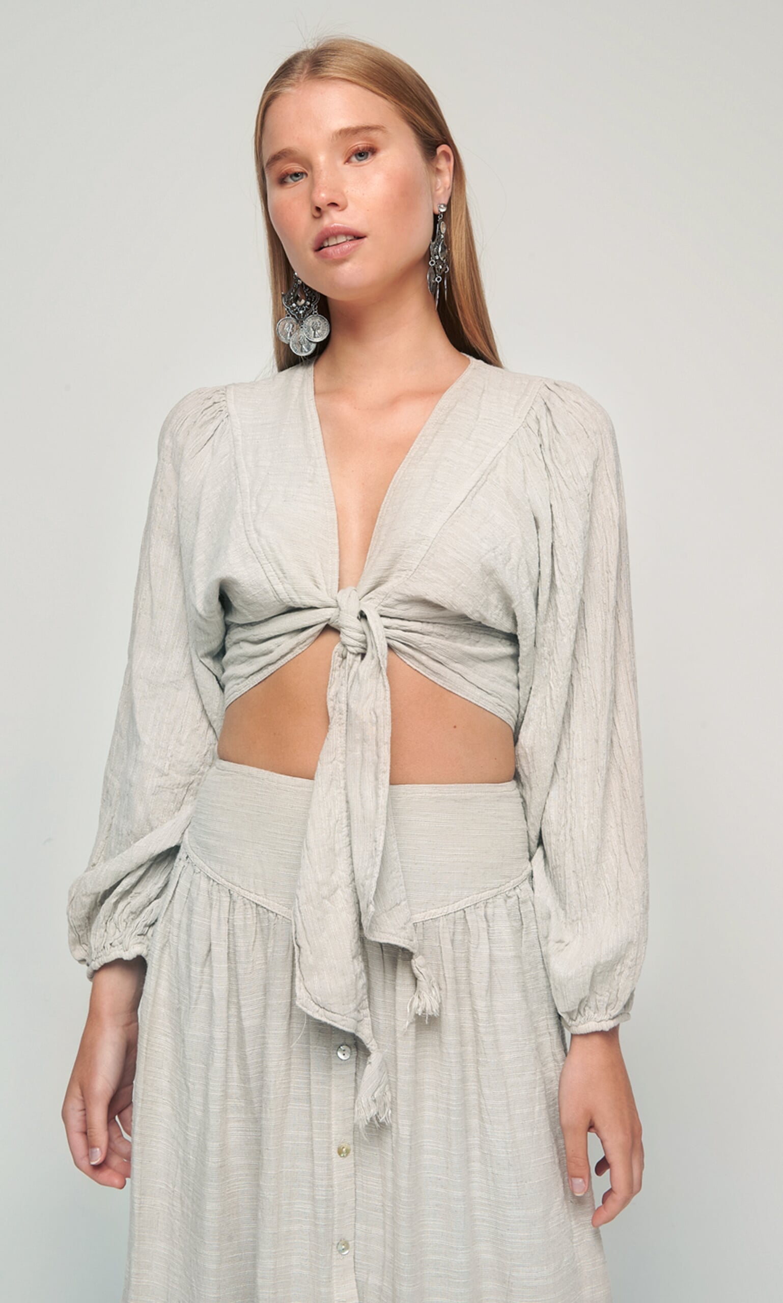 Minim tie top