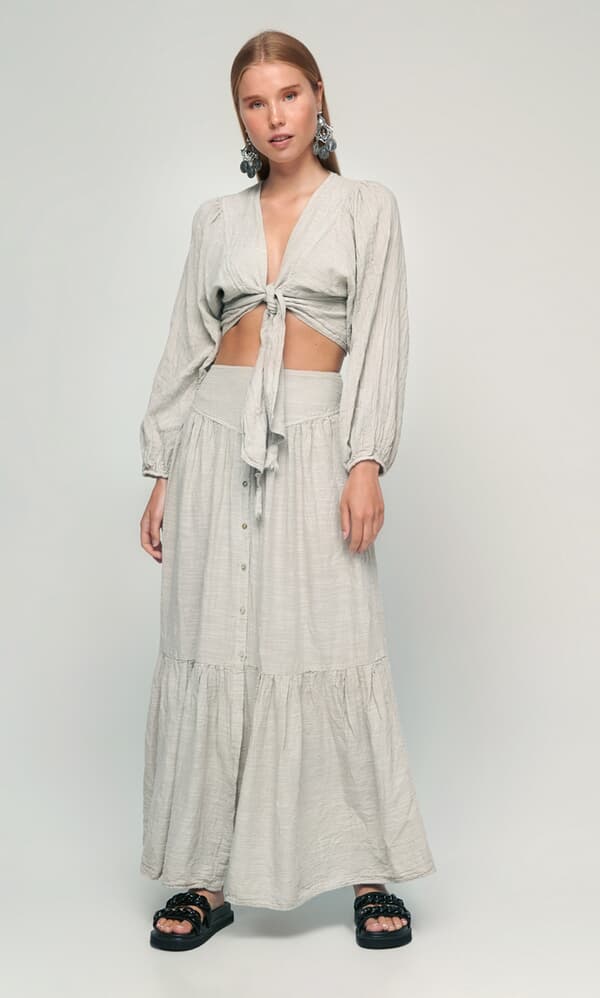 Minim tie top