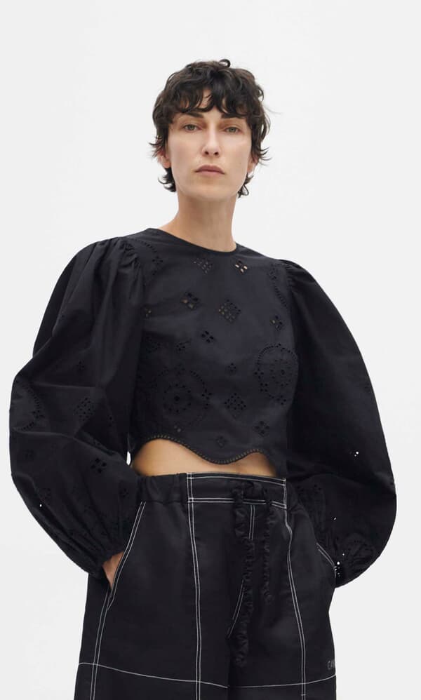 Curlew blouse by Ganni