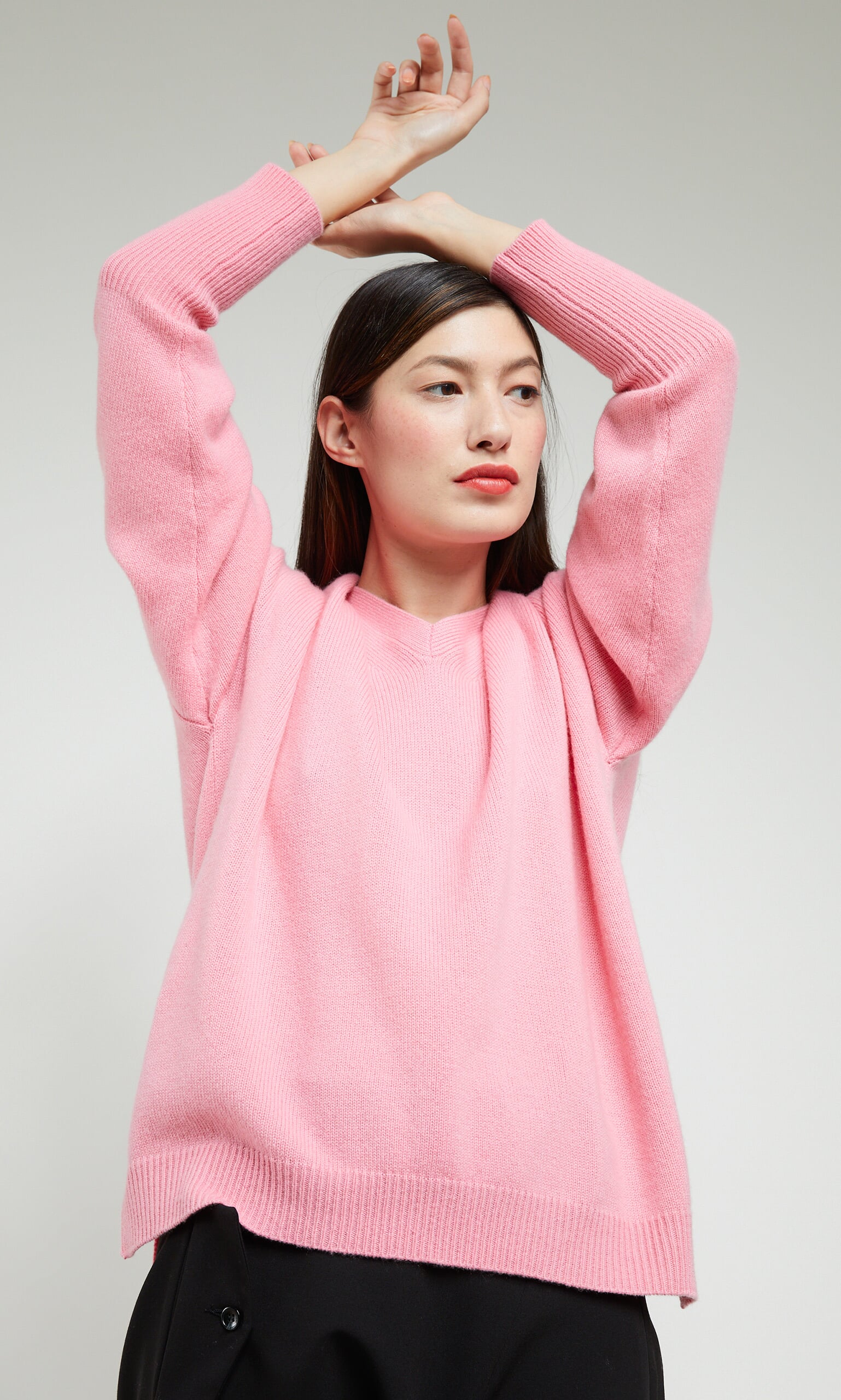 Pink cashmere jumper - Plümo Ltd