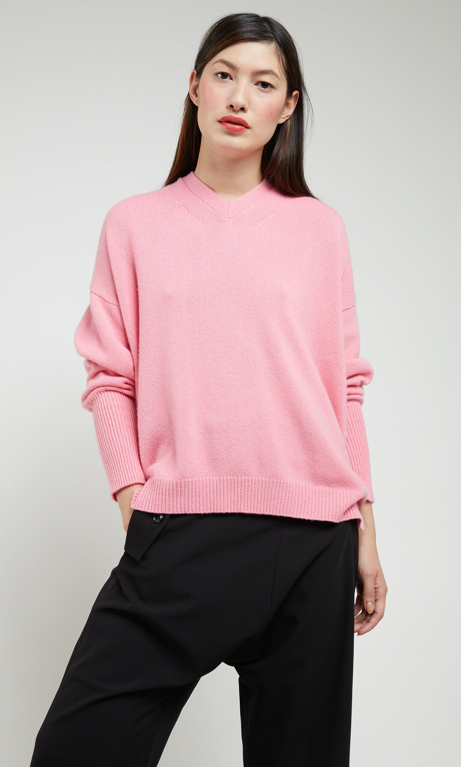 Pink cashmere jumper - Plümo Ltd