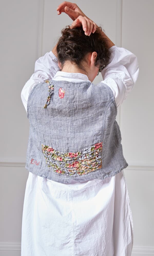 Herringbone waistcoat