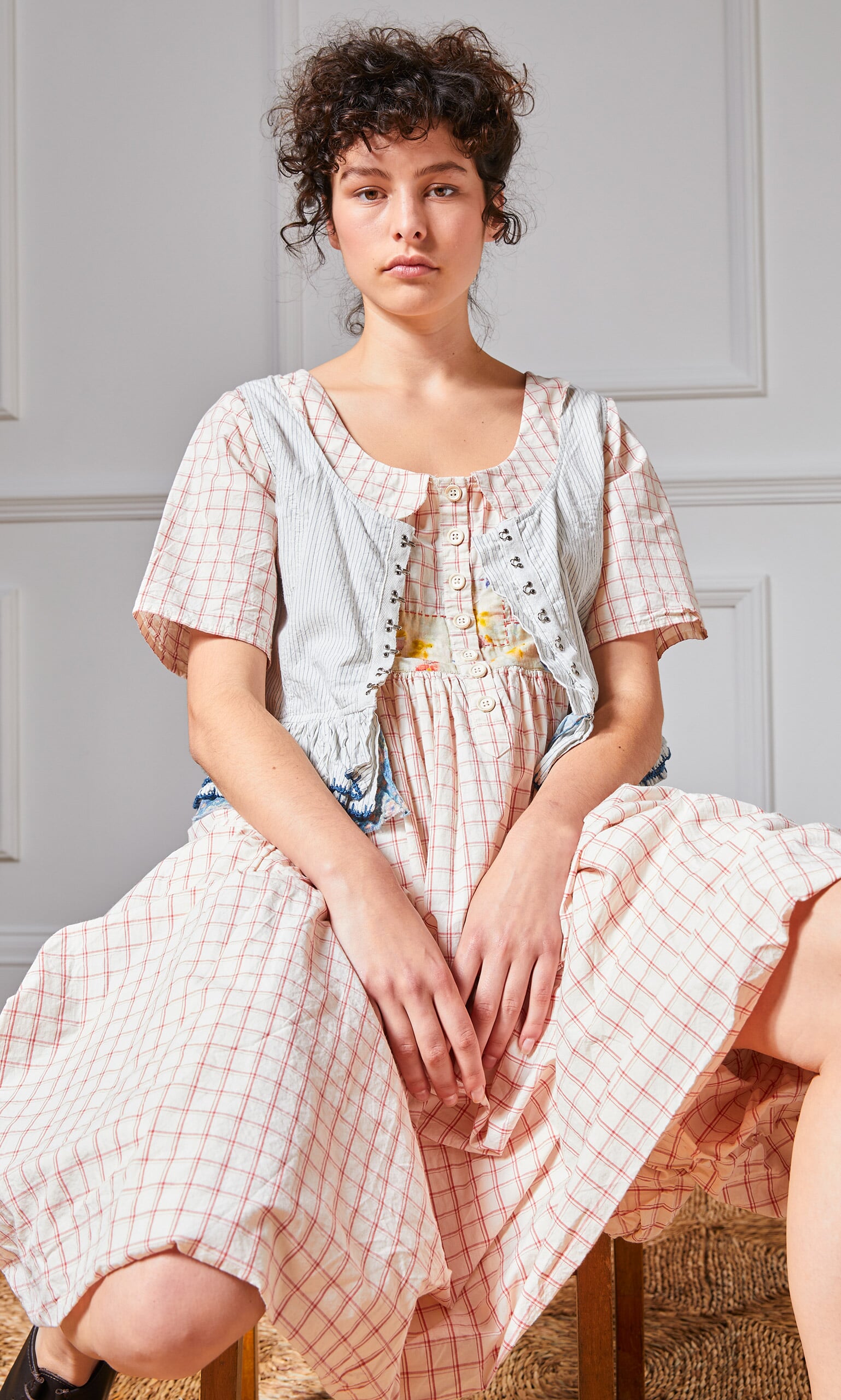 Ditchling check dress