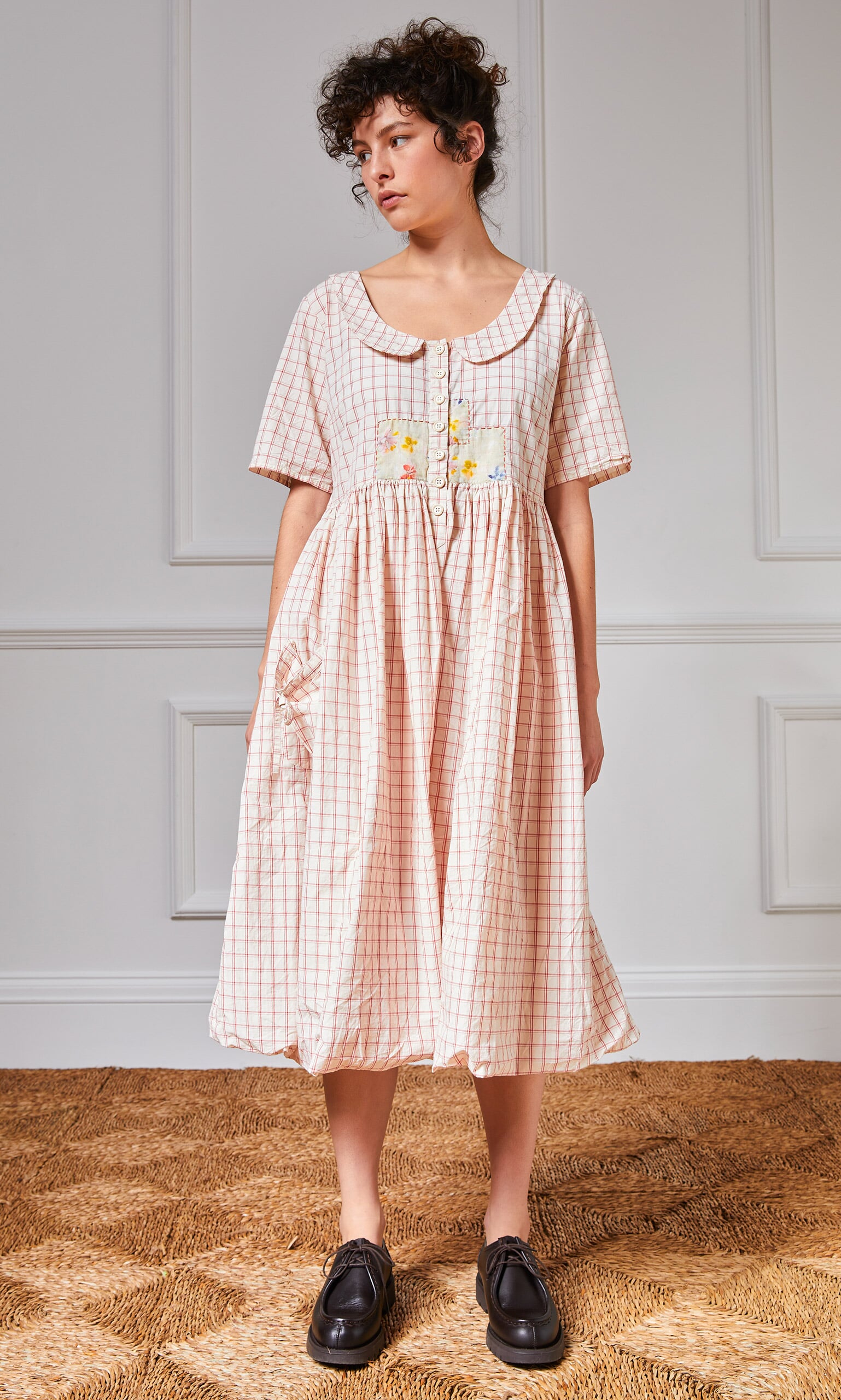 Ditchling check dress