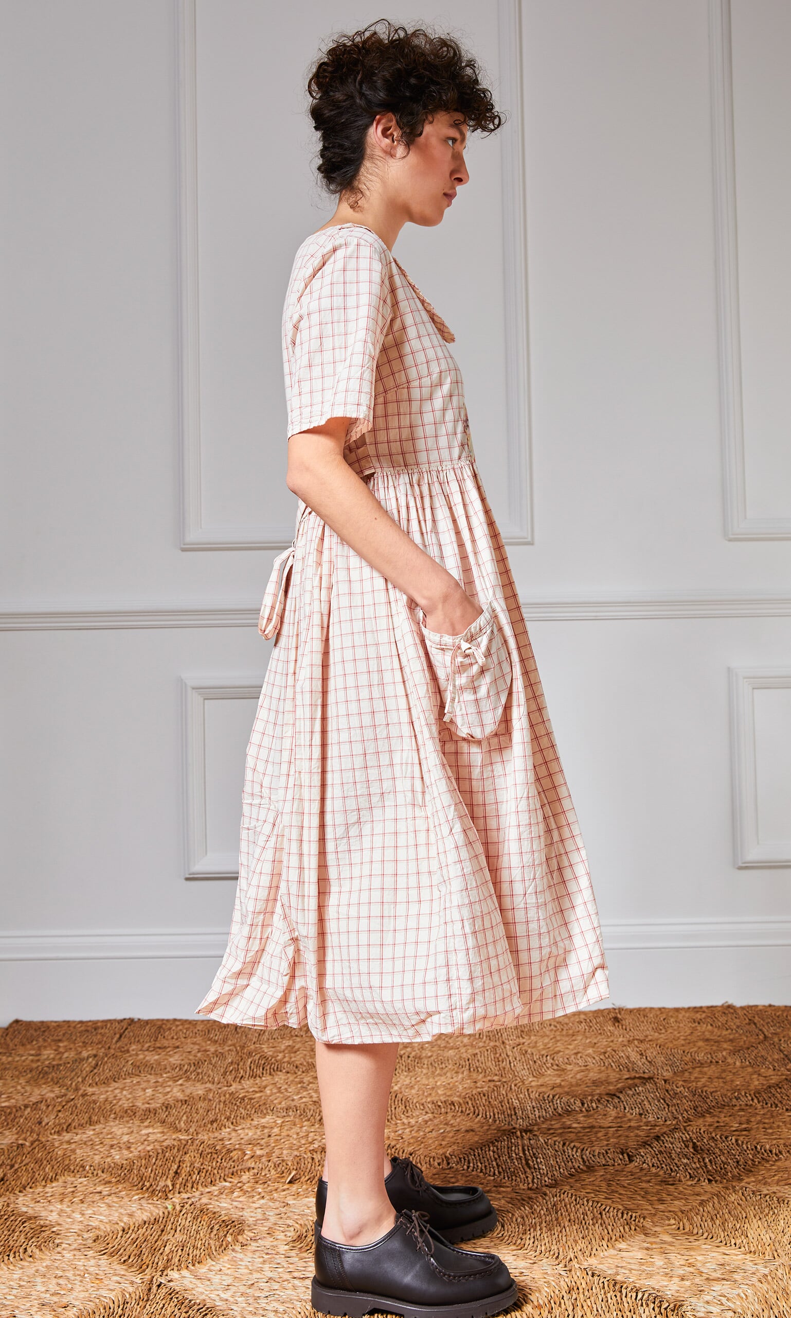 Ditchling check dress