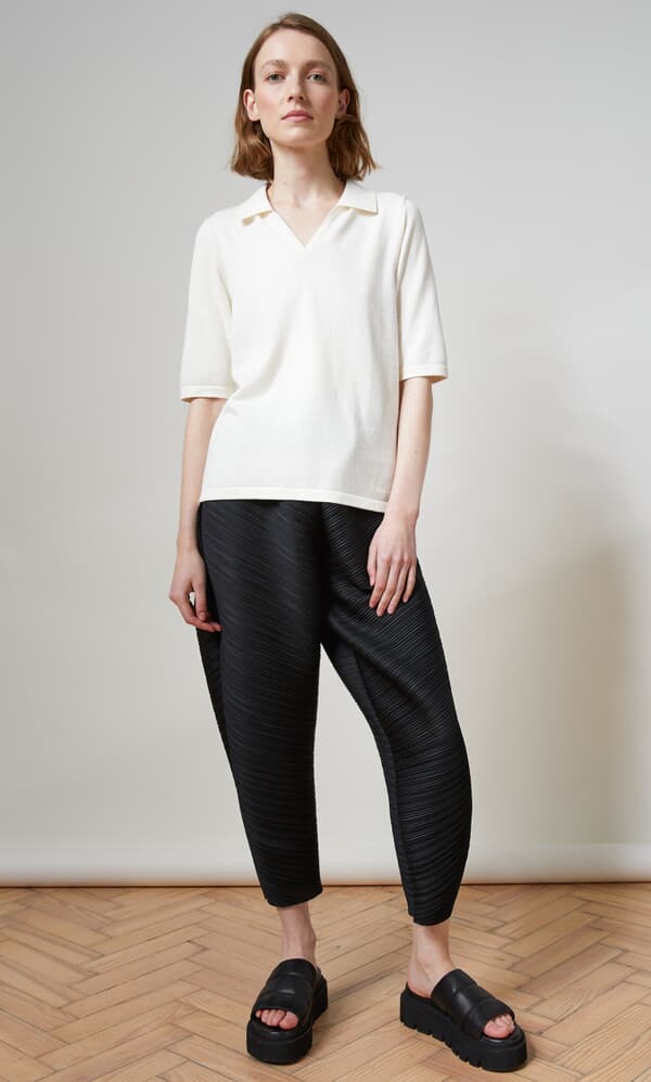 Plisse pants