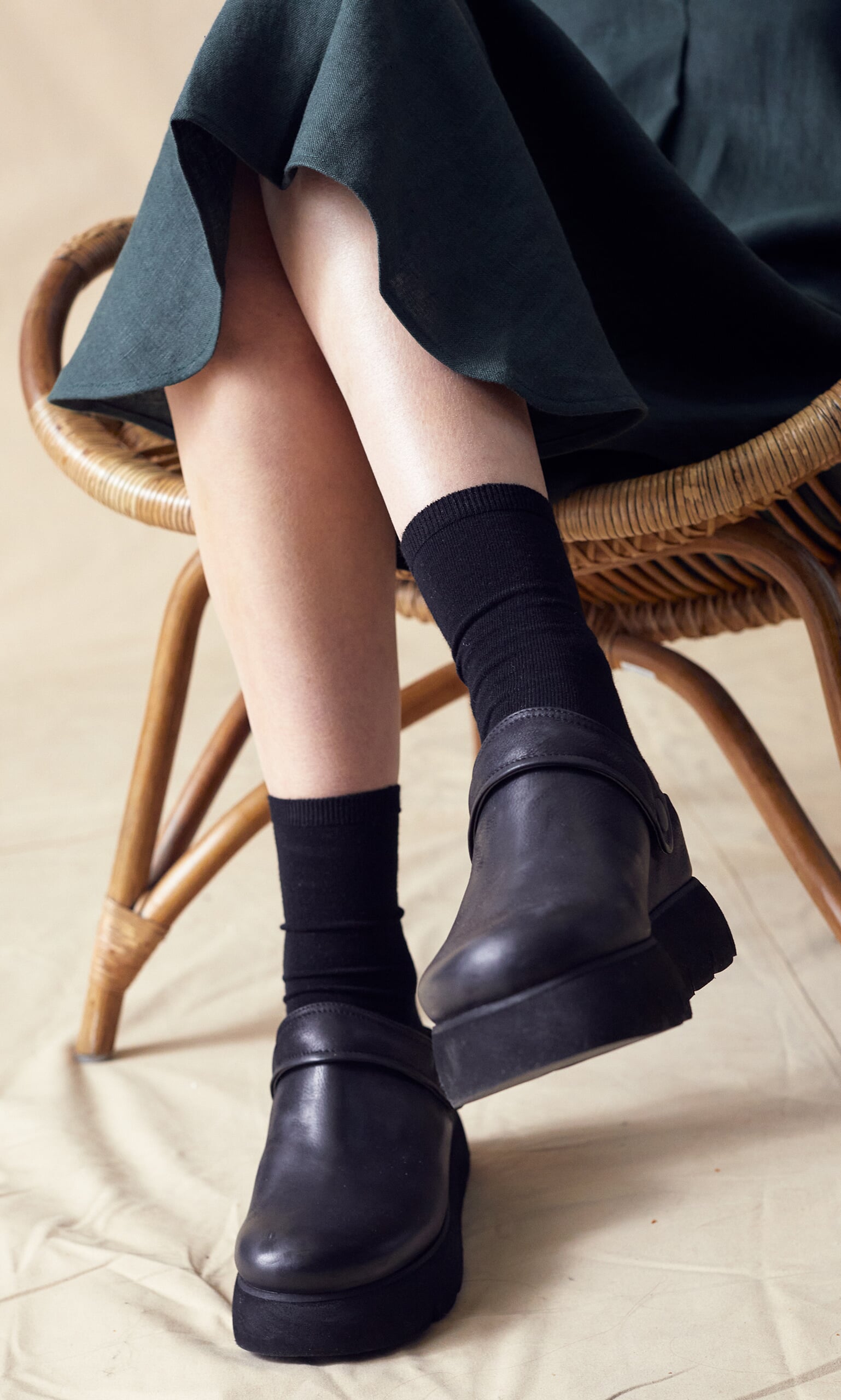 Platform clearance clog boots