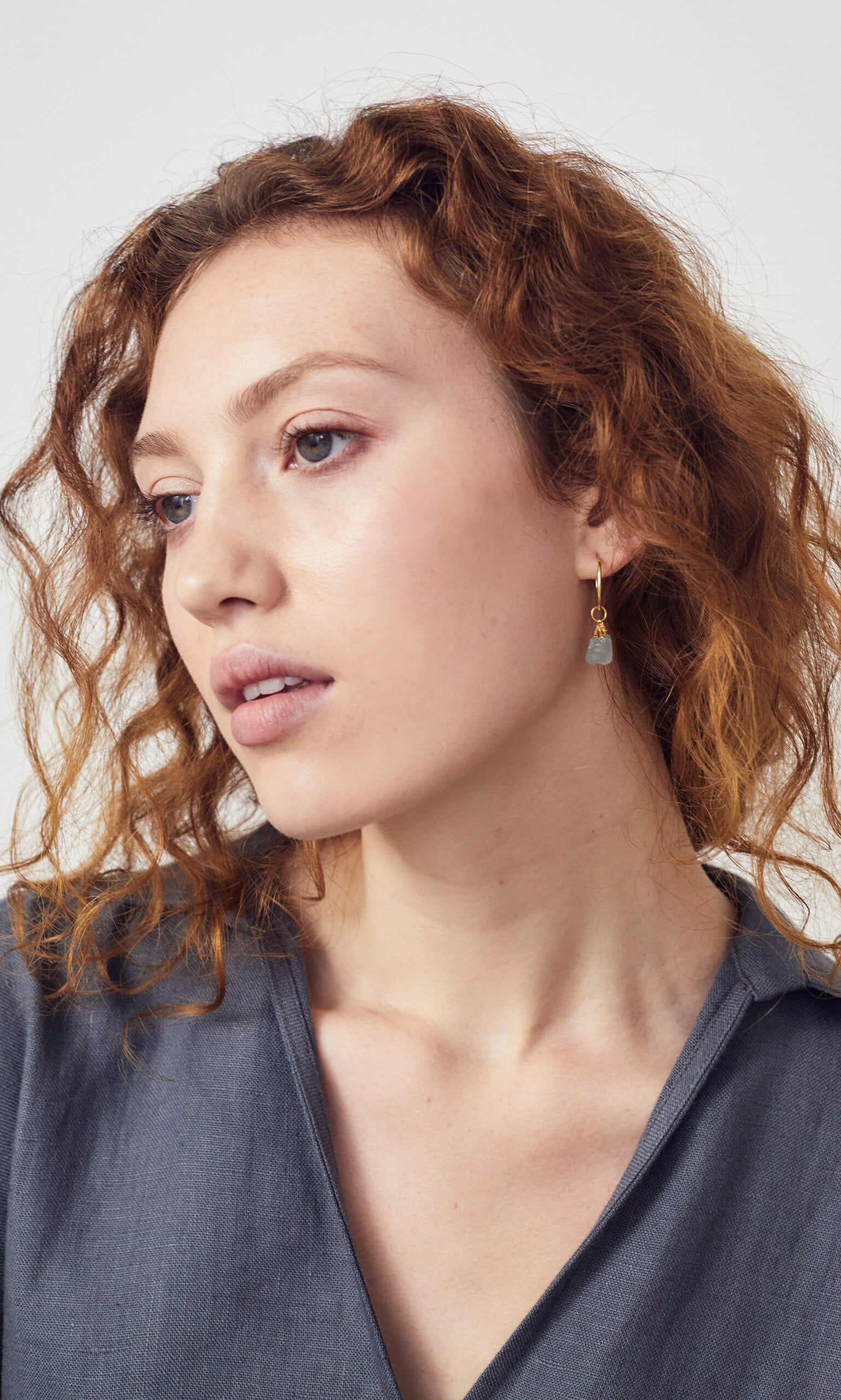 Aquamarine earrings