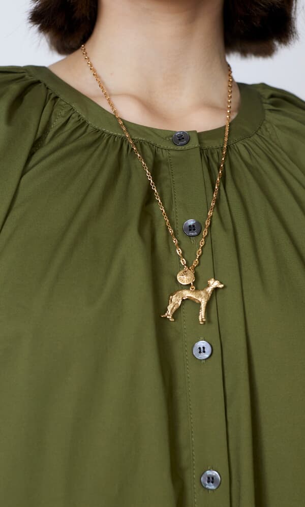 Greyhound necklace