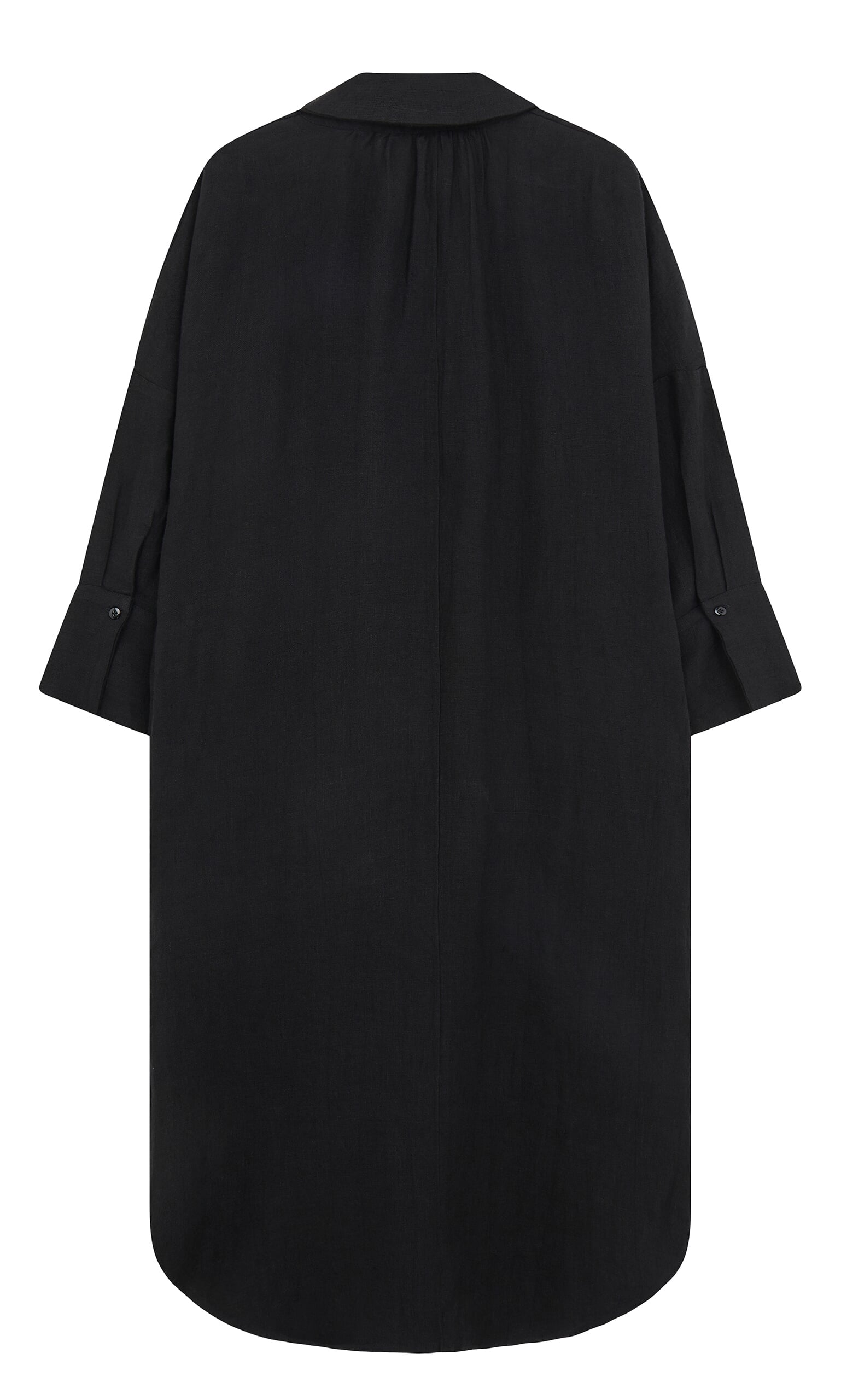 Artist Linen dress - coal